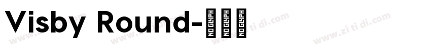Visby Round字体转换